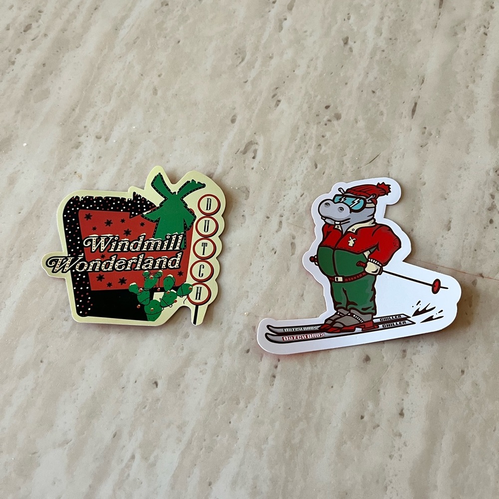 Dutch Bros Holiday 2023 Collectible Stickers
